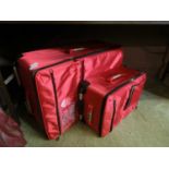 Two lightweight suitcases