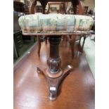 A Victorian rosewood music stool