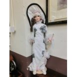 A My Fair Lady collector's ceramic headed doll 'Day at the Races'