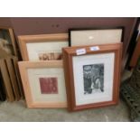 A selection of four framed and glazed limited edition prints