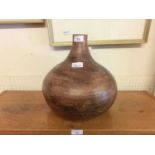 A modern onion shaped vase