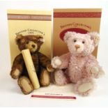 Steiff - two boxed teddy bears, Brown Tipped 35 limited edition 00722/3000 and Rose 38 limited