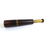 A WWI military telescope marked 'T.T & H Ltd 1918 No.32741 Tel Sig (Mk IV0 Also G.S', l. 86 cm