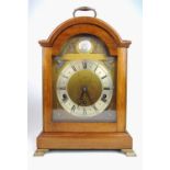 A modern Westminster chime mantle clock by Bracher & Sydenham of Reading