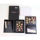 A 2011 United Kingdom coin proof set together with a 2012 United Kingdom coin proof set