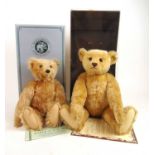 Steiff - two boxed bears, Light Brown 50 (1993 replica), limited edition 05561/6000 and British