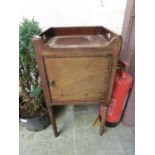 A Victorian mahogany pot cupboard