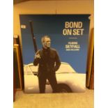 James Bond Skyfall poster depicting Daniel Craig with gun