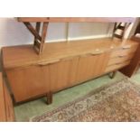 A mid-20th century design teak sideboard by Uniflex