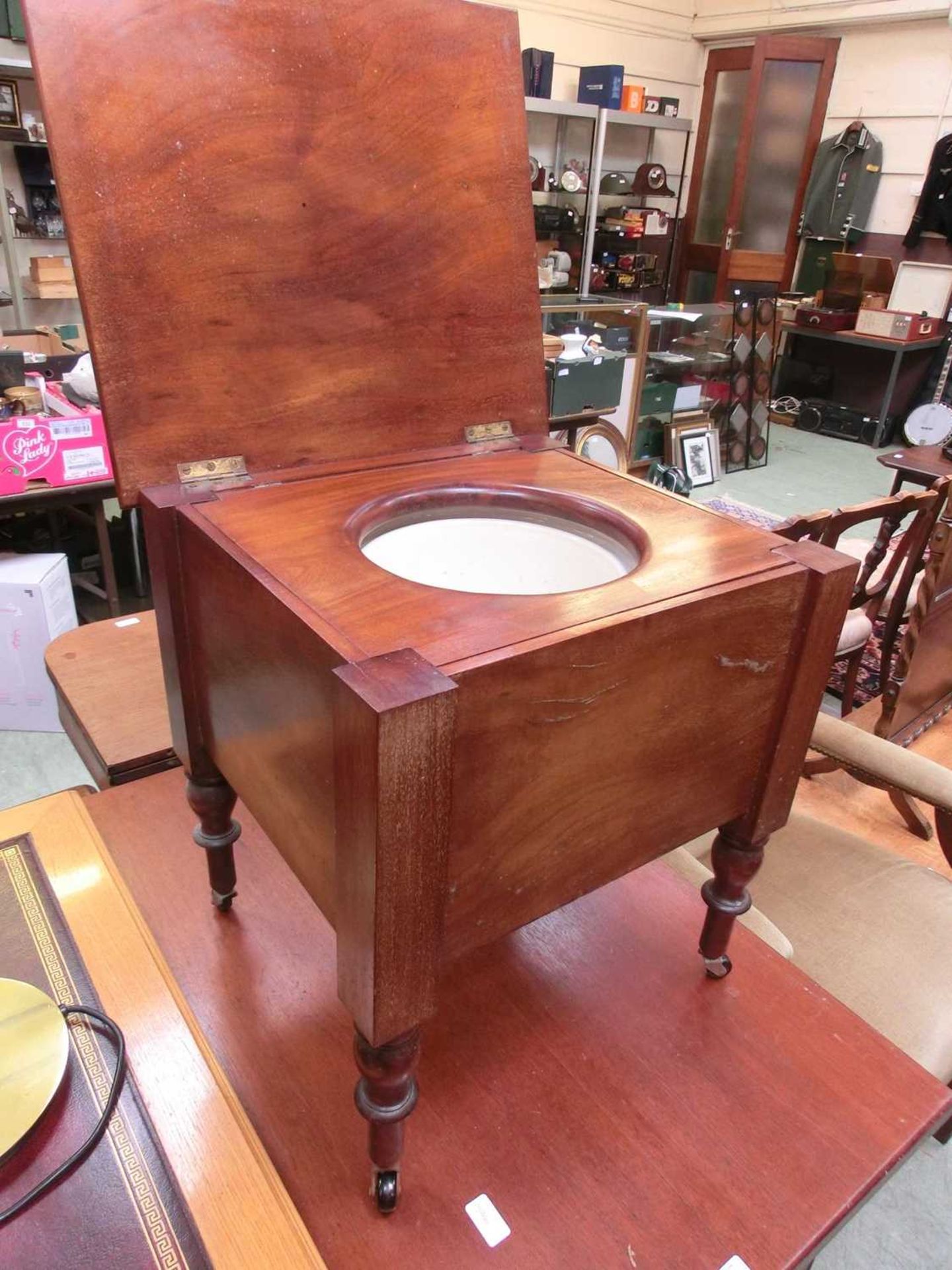 Victorian mahogany commode