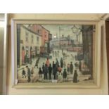 A framed and glazed L.S.Lowry print