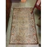 A Chinese brown rug