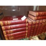 A set of sixteen hardback books by Charles Dickens