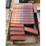 A box of hardback books to include 'The Modern Physician'