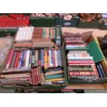 Three trays containing assorted hardback books to include Arthur Briant, Warwick County Records,