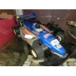 An RC racing car