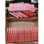 Two trays of hardback Agatha Christie novels