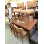 Mid-20th century table & chairs (possibly Alfred Cox)
