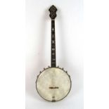 A Waymann open back 19 fret tenor banjo
