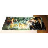 A PVC advertising hoarding for the 2002 film 'Harry Potter and the Chamber of Secrets', 303 cm x 125