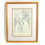 After Pablo Picasso (Spanish 1881-1973)nude ladiesprintfacsimile signed17 cm x 24 cm