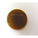 A Queen Victoria gold half sovereign dated 1857