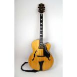 A Hofner 'President' semi-acoustic guitar, serial No. E10141, with hard case