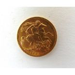 A George V gold full sovereign dated 1927
