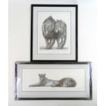 Gary Hodges (b. 1954)Two limited edition prints, ' Friendship' 265/1250 and 'Togetherness' 204/