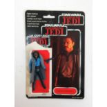 A Star Wars Return of the Jedi figure 'Lando Calrissian' with card back