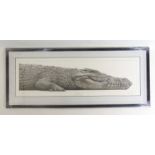 Gary Hodges (b. 1954)Limited edition print 'Nile Crocodile' 197/1500signed95 cm x 30 cm