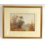 John E Aitken (British 1881-1957)woodland scenewatercoloursigned34 cm x 24 cm