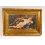 Early 20th century Continental schoolreclining nudeoil on canvasunsigned42 cm x 23 cm