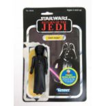 A Star Wars Return of the Jedi figure 'Darth Vader' with card back
