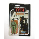 A Star Wars Return of the Jedi figure 'Rebel Commando' with card back