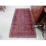 A hand woven Turkish rug