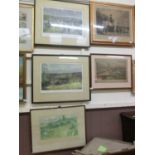 Four framed and glazed hunting prints