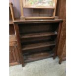 An early 20th century oak bookcase