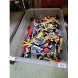 A tray of assorted LEGO