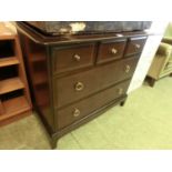 A Stag Minstrel chest of three short over two long drawers