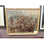 A framed and glazed print titled 'All That Was Left Of Them' after Caton Woodville