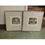 Two framed and glazed limited edition prints of country river scenes signed by the artist
