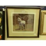 A framed and glazed limited edition 187/850 print titled 'Fergia And Dai' signed M.Coward