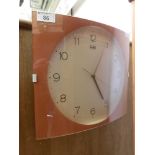 A mid-20th century design wall clock by Rewa