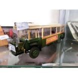 A reproduction model of an old coach