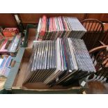 Two trays of LPs by various artists to include Jonny Cash etc.