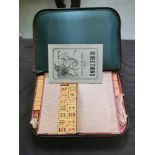 A mid-20th century mahjong set