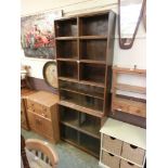 A six section glazed bookcase