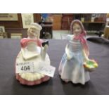 Two Royal Doulton figurines 'Wendy' HN2109 and 'Cookie' HN2218