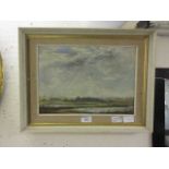 A framed oil on board of countryside scene after Arthur Spencer Roberts 1920-1997